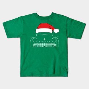 Triumph TR3 classic car Christmas hat edition white Kids T-Shirt